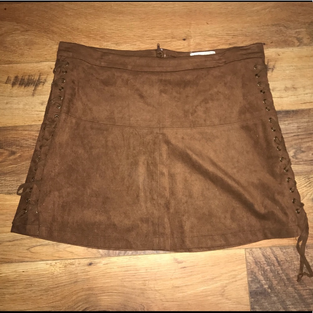 Suede Skirt